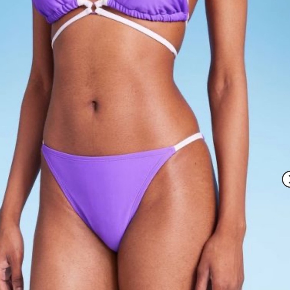 ๐๐EUC-WILD FABLE SUPER CUTE PURPLE BIKINI SZ 4-6๐๐ - Picture 6 of 7
